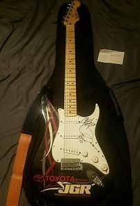 Super Rare Collectible Signed Fender Toyota JGR FX Guitar!