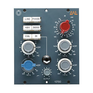 Mint!!!  BAE Audio 1073D Mic Pre/EQ Microphone Neve 1073  WOW!!!