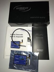 Boitier Timecode AMBIENT Recording ACN-TL Tiny Lockit & cable TC LEMO 5 / LEMO 5