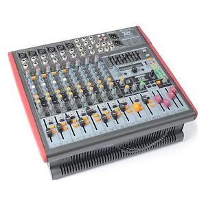 Mezclador profesional Estudio Mesa mezclas DJ Amplificador DSP USB Ecualizador