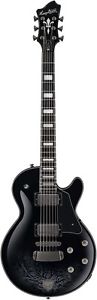 Hagstrom Super Swede Three Kings - E-Gitarre inkl. Gigbag und Levy Gurt