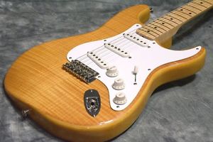 Fender 1954 Stratocaster Flame Maple Top Natural Electric Guitar Free Shipping