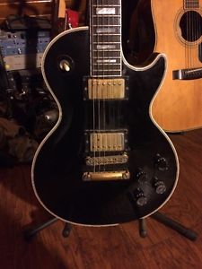 Gibson Les Paul custom 2002 Black Electric Guitar