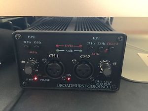 D.A.V. Electronics BG-1 2 Channel Microphone Preamp DAV Broadhurst Gardens API