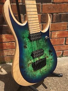 Ibanez RGDIX7MPB-SBB Iron Label 7-String Guitar w/ Levy's Soft Case FREE Ship