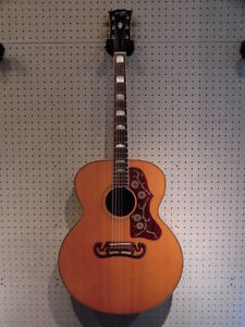 Orville by Gibson J-200 W PU 1991-made Good Condition w/hard case from Japan