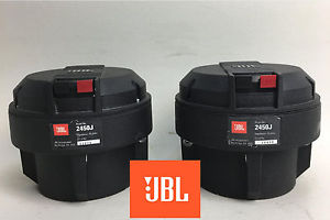 JBL 2450J 16-ohm Neodymium Horn Drivers w/ Genuine JBL Diaphragms DCRs 8.2 / 7.6