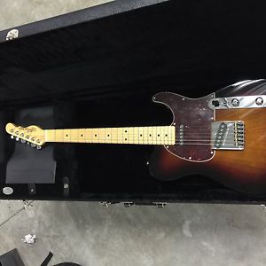 G & L ASAT USA Classic Sunburst Guitar with upgrades and Hardshell