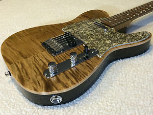 Custom Telecaster / Flame Maple / Flame-Bocote / SD Pearly Gates / Nitro / USA
