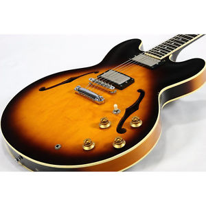 Orville / ES-335 Vintage Sunburst Orbil by Gibson 1994 Japan-made w/hard case