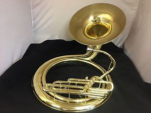 Conn 14K "Naked Lady" Bb Bright Brass Sousa/Sousaphone w/new case