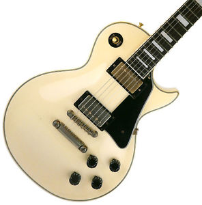 Orville by Gibson Les Paul Custom 1980's-made Good Guitar w/soft case from Japan