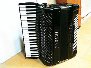 Accordéon piano PIGINI 55p Senior - basses chromatiques - convertor – converter