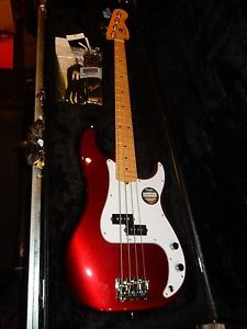 Fender American Standard P Precision Electric Bass 2013 Mystic Red