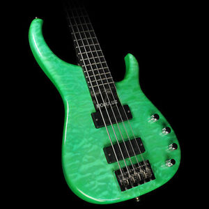 Used Modulus Quantum 5-String Electric Bass Guitar Green