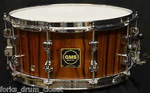 GMS Special Edition 6.5x14 Snare Drum / Ebony Macassar
