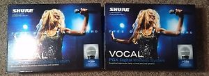 2 Shure PGXD 24/5M58 PGX Digital wireless system