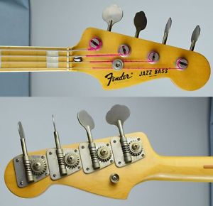 FENDER JAZZ BASS '75-90 FRETLESS ASH Naturel JAPON Import JAPAN
