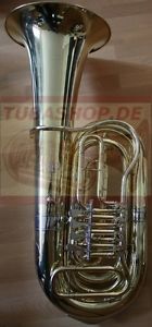 Deutsche 4/4 B Tuba C.A. Wunderlich Markneukirchen GERMAN Bb TUBA
