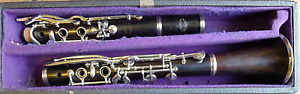 Vintage Henri Dubois Bb LP Albert Wood Clarinet Overhauled