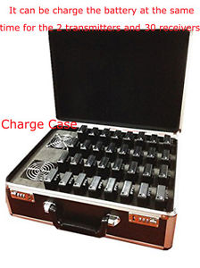 Wireless Tour Guide System for Translation Museum Teching 2T30R With Charge Box