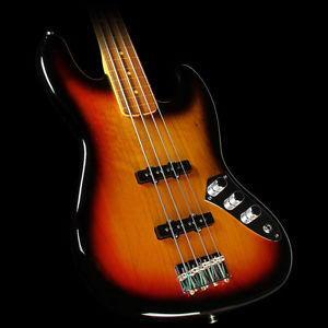Fender Artist Jaco Pastorious Jazz Bass Fretless 3-Tone Sunburst