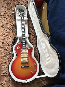 2012 Gibson Les Paul Custom Ace Frehley Budokan Cherry Sunburst Guitar OHSC