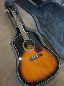 Orville by Gibson J-45 PU 1991-made Good Condition Guitar w/hard Case from Japan