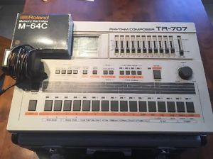Roland Tr 707 Vintage Drum Machine Works And Looks Perfect        **SALE**