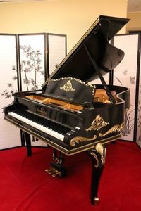 Luxury Art Case Steinway M Rare & Ornate Grand Piano WORLDWIDE SHIPPING!