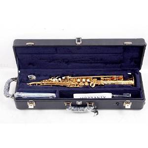 Yamaha Custom YSS-82Z Series Professional Soprano Saxophone with Curved Neck Unlacquered 888365457376