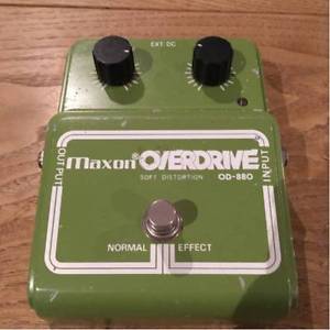 70's maxon Maxon od 880 guitar effects pedal