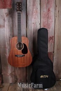 Martin D Jr 2 Sapele Dreadnought Junior Body Size Acoustic Guitar with Gigbag