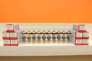 TELEFUNKEN - Vacuum Tube E88cc - LOT of 10 TUBES - diamond on the bottom