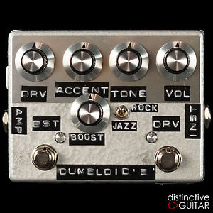 NEW SHIN'S MUSIC DUMBLOID SPECIAL BOOST HANDMADE OVERDRIVE SILVER HAMMER FINISH