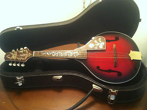 Museum Quality Mandolin - Extensive Inlay Work - Nitro Finish - Hard Case Inc