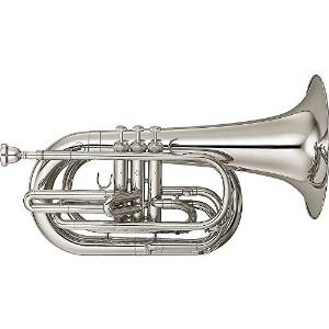 Yamaha YBH-301M Series Marching Bb Baritone Silver