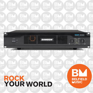 Samson Audio MXS3000 D Class Amplifier 4500 Watt Power Amp MXS-3000 - BNIB - BM
