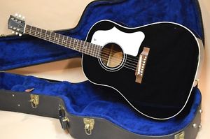 2009 Gibson Custom Shop 1960's J-45 Ebony Black Acoustic Guitar Free Shipping
