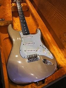 2011 Fender Custom Shop 1960 STRATOCASTER Relic shoreline gold Free Shipping