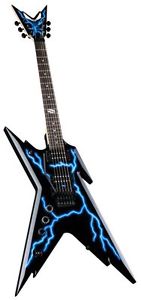 New Dean Razorback DB Floyd Lefty Lightning  Electric Guitar w/c- Free Shipping!