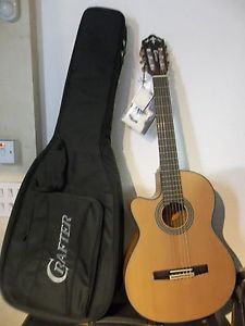 Crafter CE-15 Electro-Acoustic Classical LEFT HANDED, gigbag New warranteed.