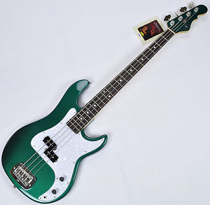 G&L LB-100 USA 35th Anniversary Bass in Emerald Green Metallic. Leo Fender Bass!