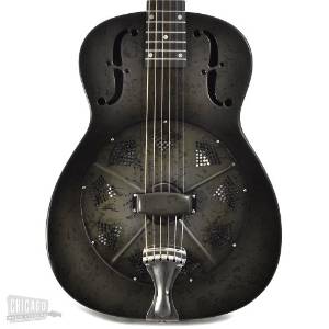 National NRP B-Series 14 Fret - Black Rust