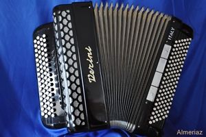 Magnifique  Accordeon VERINI ITALY 3 voix 120 basses