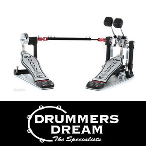 New DW 9000 Series Double Bass Drum Kick Pedal + Case - DWCP9002XF RRP $1299