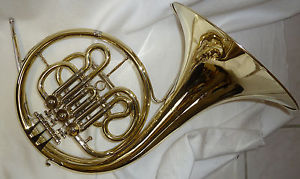 B Waldhorn Horn Bb Single Horn Wilhelm Monke Köln rechtsgriffig generalüberholt