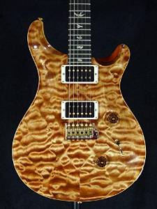 Paul Reed Smith Custom24 Artist Package Quilt Top Rose Neck Ebony Fb Autumn Sky