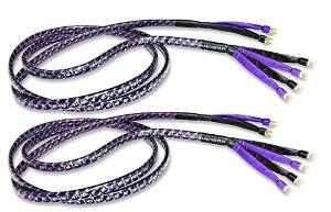 Analysis Plus Bi-Solo Crystal Oval 8 Bi-Wired Speaker Cable (Stereo Pair) 12 ft