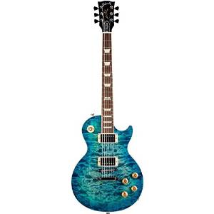 Gibson USA Les Paul Peace LPP14OWCH1 Solid-Body Electric Guitar, Ocean Water